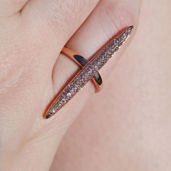 New* Rose Gold Spear Ring - Picture 4 of 4